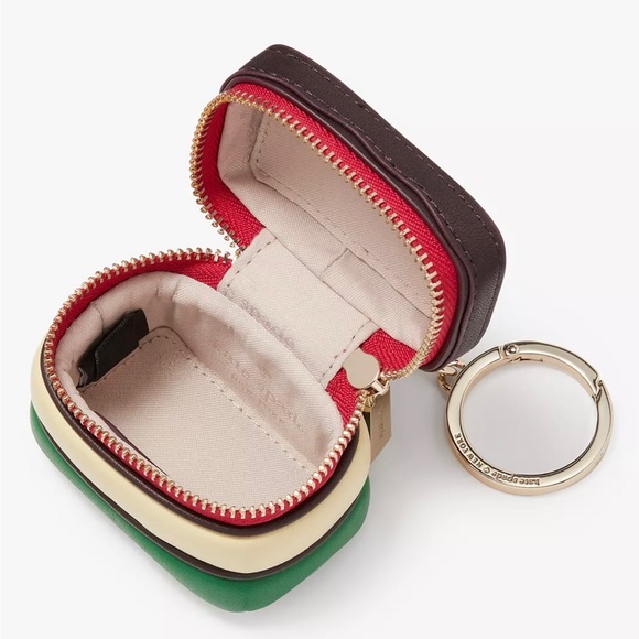 NWT-Kate Spade-Dolci 3-D Rainbow 🌈 Cookie 🍪 Coin Purse/Keychain/Bag Charm-$129 - Picture 9 of 9